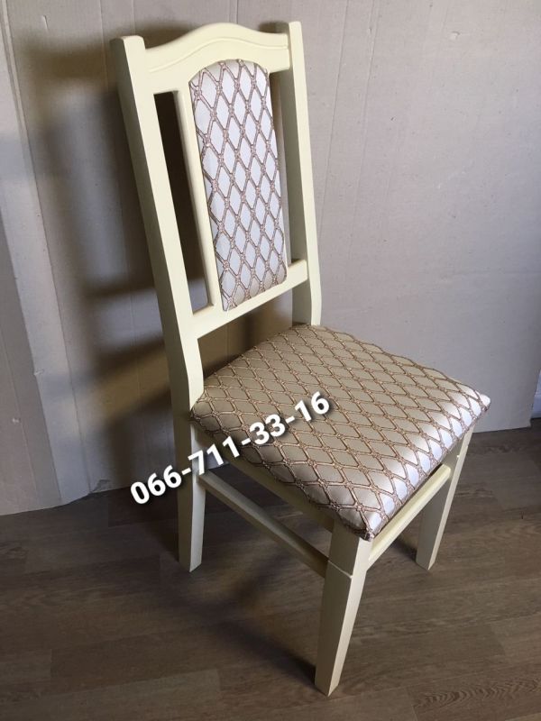 Стілець ФАРАОН / слонова кістка / Ромб Крупний