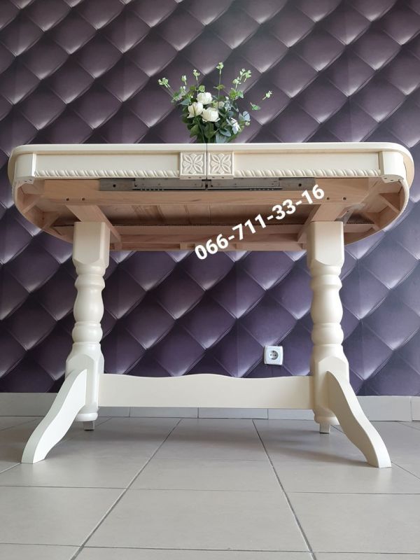 Стіл ЛЕО / слонова кістка