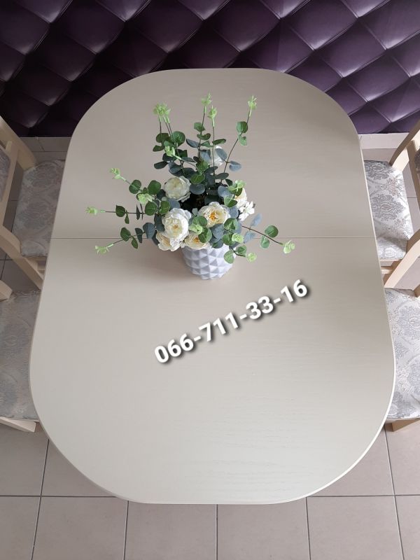 Обідній комплект ГОВЕРЛА / слонова кістка / Джангл