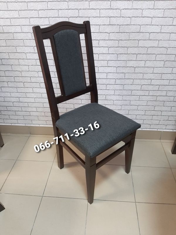 Стілець ФАРАОН / горіх темний / Ультратекс-11