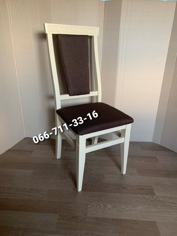 Стілець Версаче / слонова кістка / Етна Коричнева