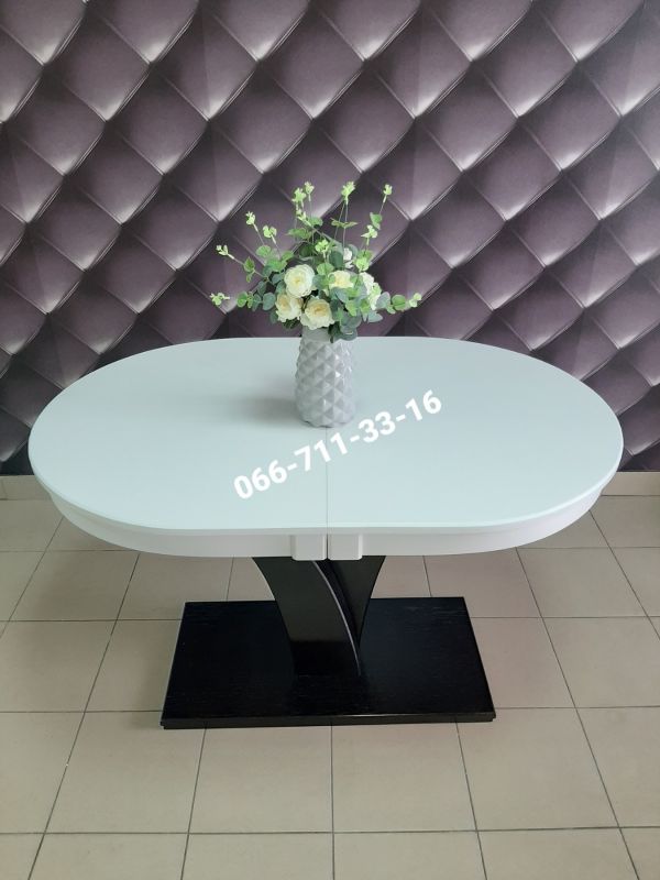 Стіл ТЕХАС білий / венге