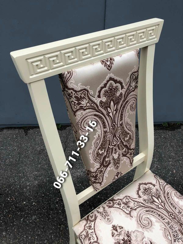 Стілець ВЕРСАЧЕ / слонова кістка / Шалімар