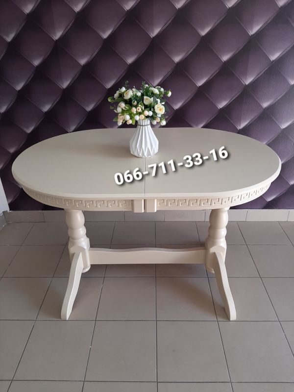 Стіл КАРПАТИ / слонова кістка