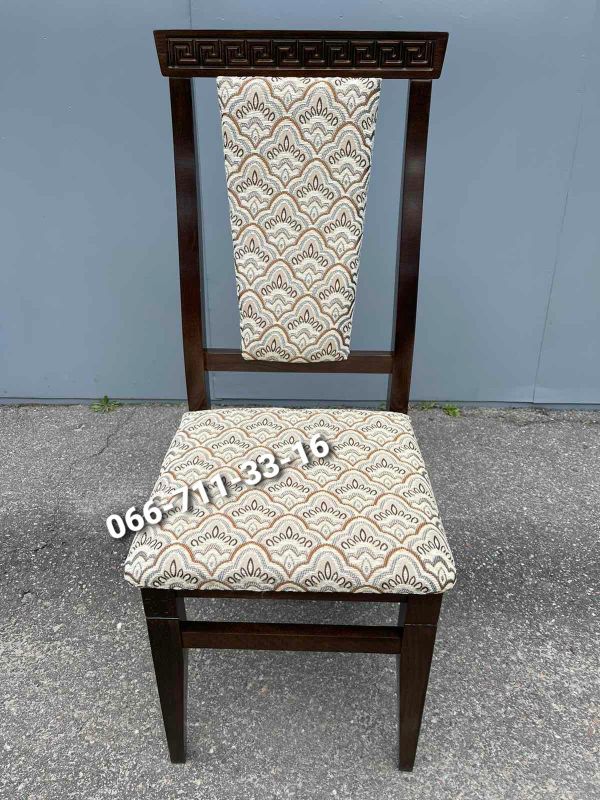 Стілець ВЕРСАЧЕ / горіх темний / Мідія Беж