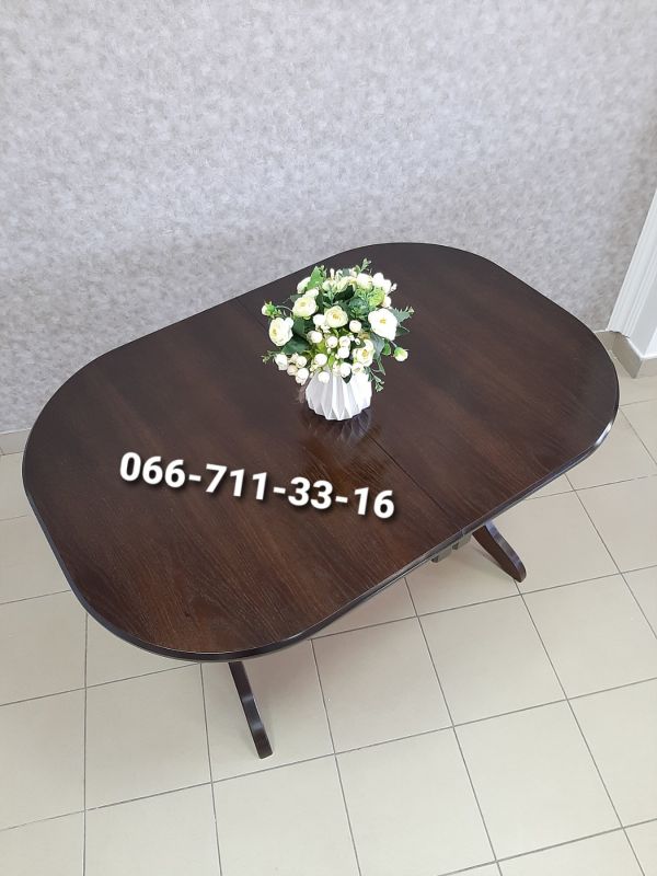 Стіл ГОВЕРЛА / горіх темний 