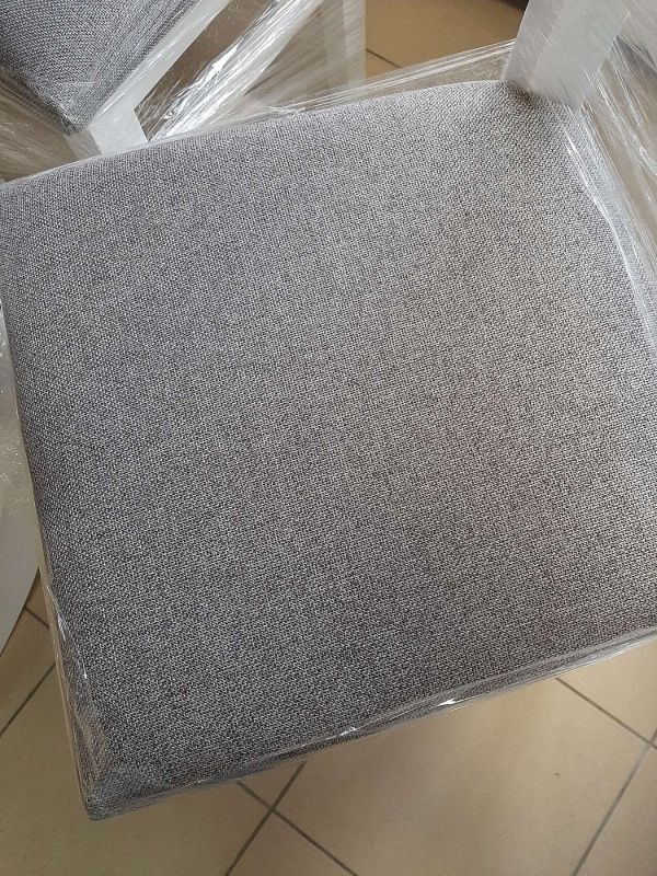 Стілець ФАРАОН / білий / Сірий Однотон