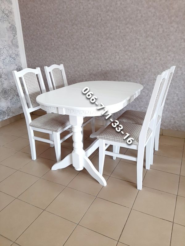 Обідній комплект ГОВЕРЛА / білий / Каліфорнія