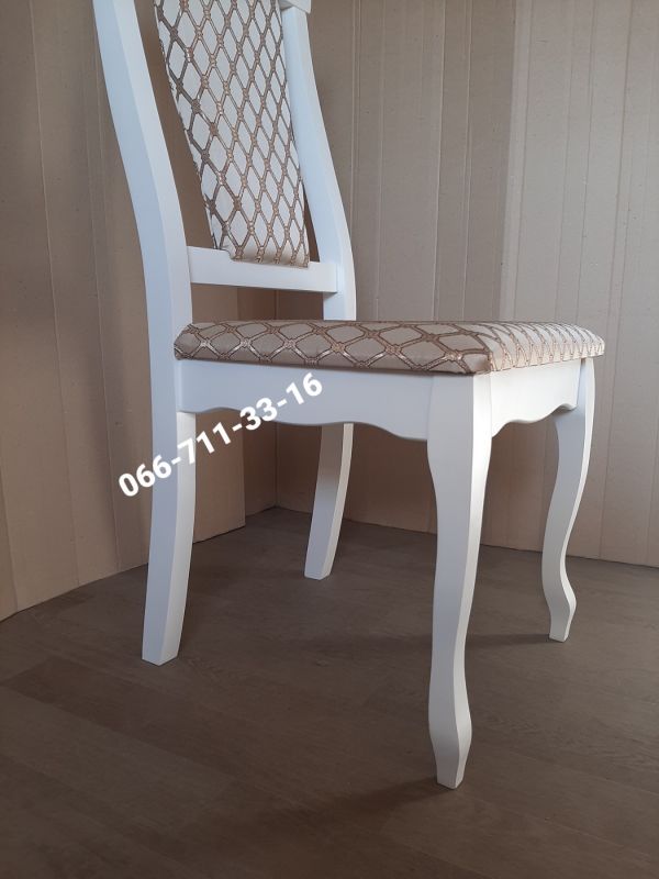 Стілець ГЛОРІЯ / білий / Ромб крупний