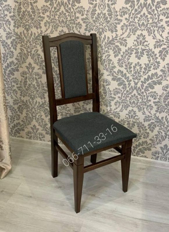 Стілець ФАРАОН / горіх темний / Ультратекс-11