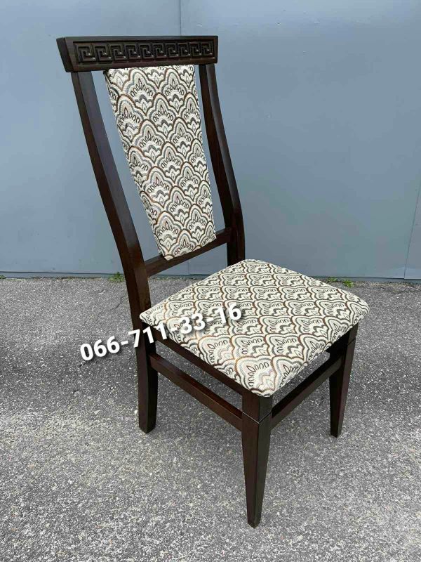 Стілець ВЕРСАЧЕ / горіх темний / Мідія Беж