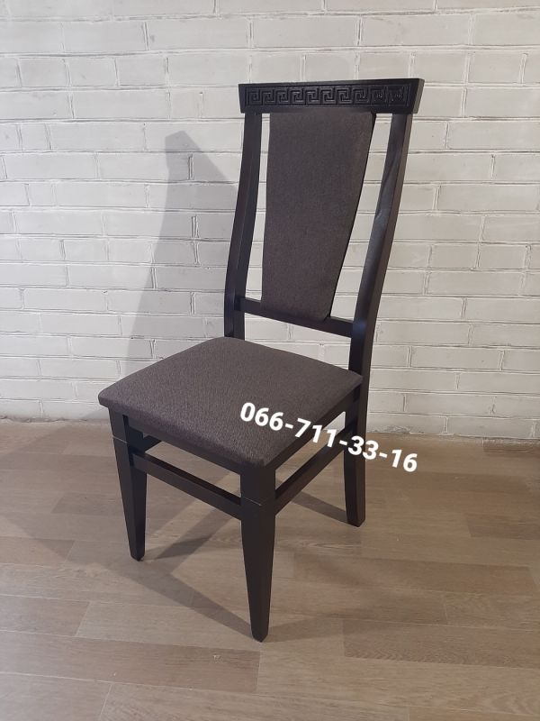 Стілець ВЕРСАЧЕ / горіх темний / Ультратекс-7