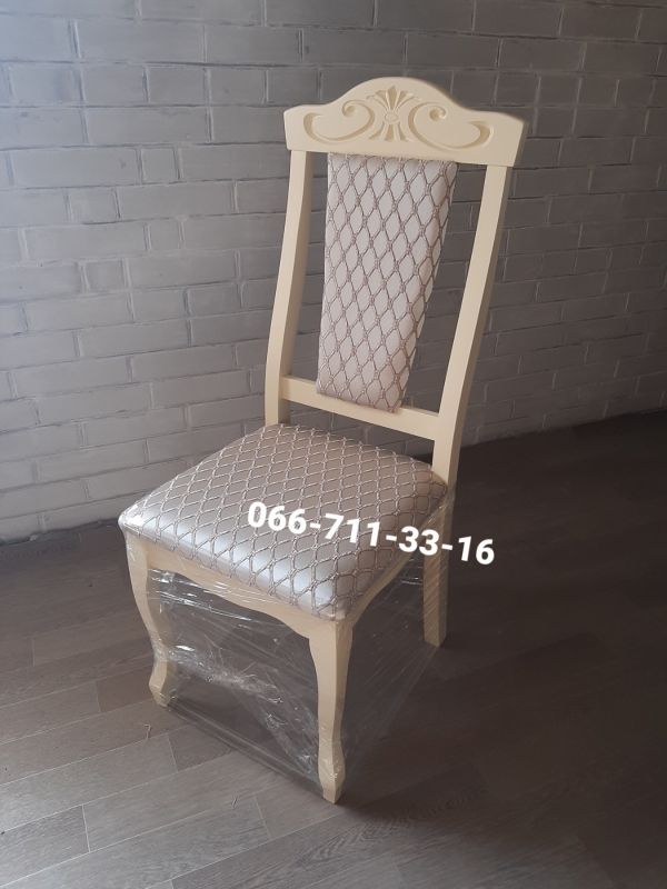 Стілець ГЛОРІЯ / слонова кістка/ Шалімар