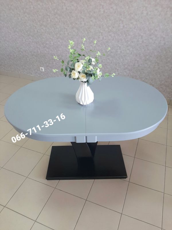 Стіл ТЕХАС / сірий-7045 / венге