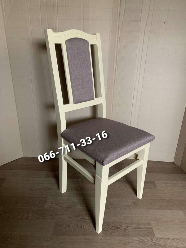 Стілець ФАРАОН / слонова кістка / Беж Однотон