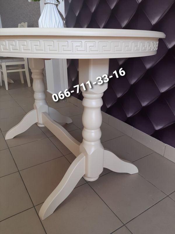 Стіл КАРПАТИ / слонова кістка