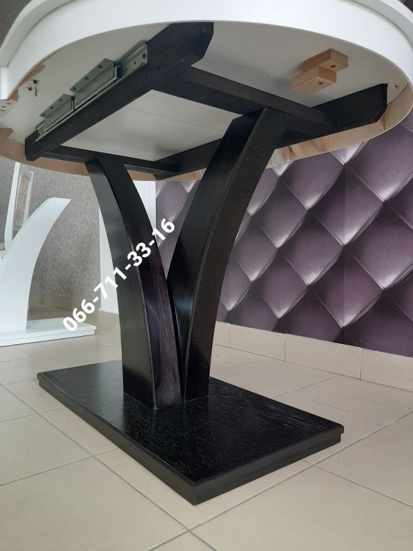 Стіл ТЕХАС білий / венге