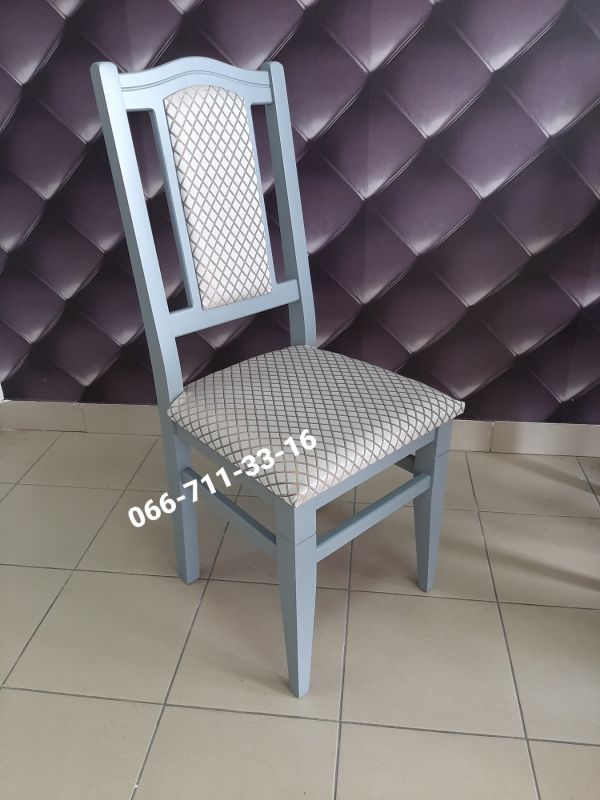 Стілець ФАРАОН / сірий-7045 / Вена Ромб Сірий