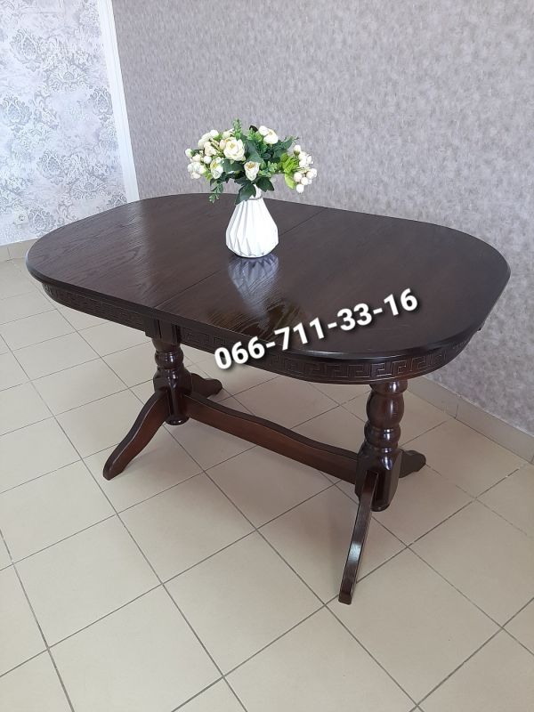 Стіл ГОВЕРЛА / горіх темний 