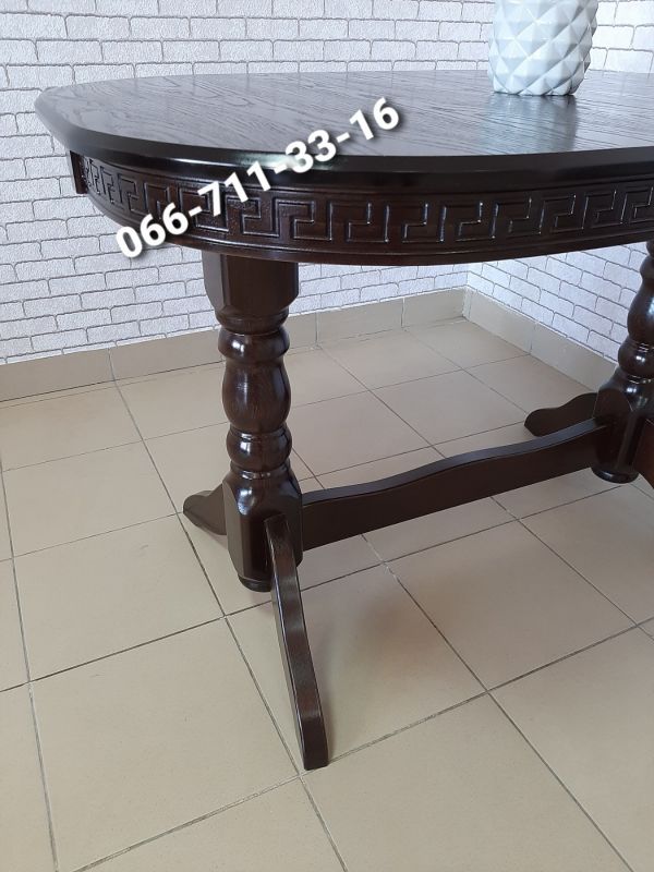 Обідній комплект ГОВЕРЛА / горіх темний / Вінтаж - Новинка