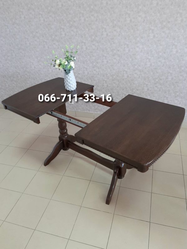 Стіл ЛЕО / горіх темний