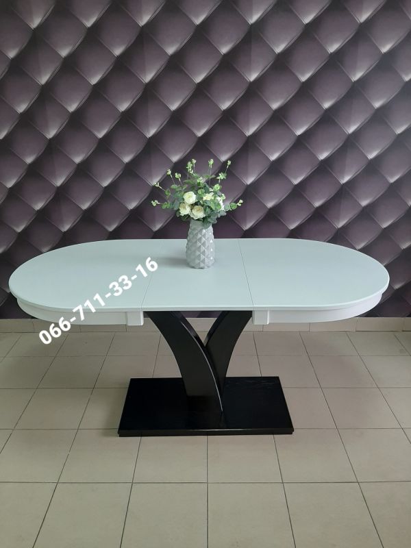 Стіл ТЕХАС білий / венге