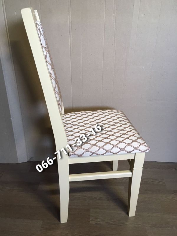 Стілець ФАРАОН / слонова кістка / Ромб Крупний