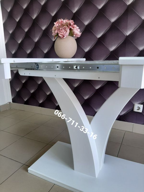 Стіл ТЕХАС-круглий / білий