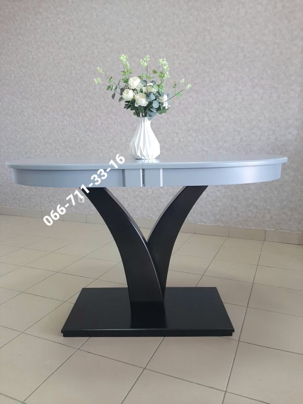 Стіл ТЕХАС / сірий-7045 / венге