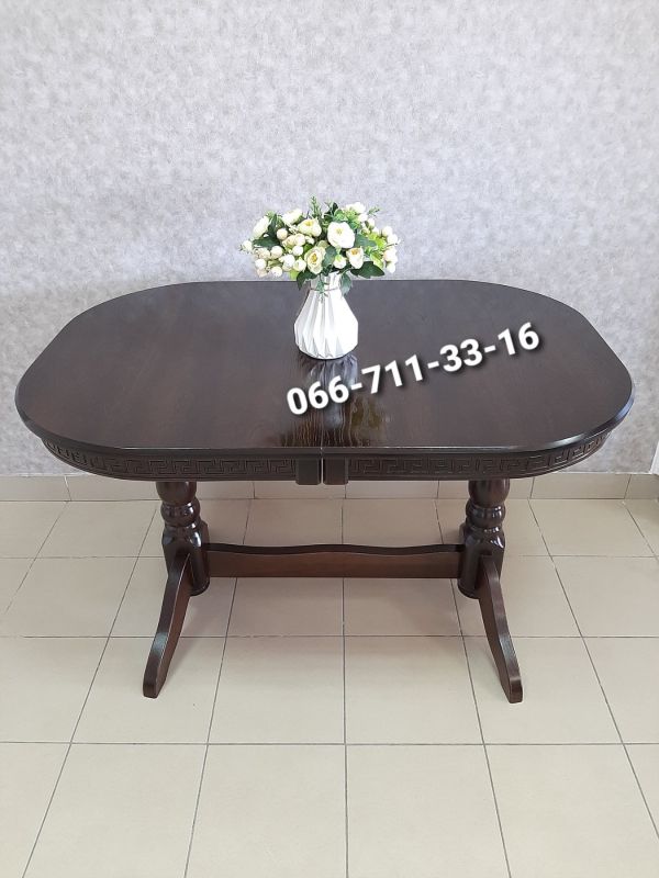 Стіл ГОВЕРЛА / горіх темний 