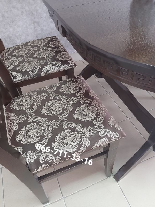 Обідній комплект КАРПАТИ / горіх темний / Вена Шоколад