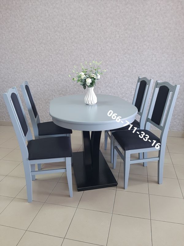 Стіл ТЕХАС / сірий-7045 / венге