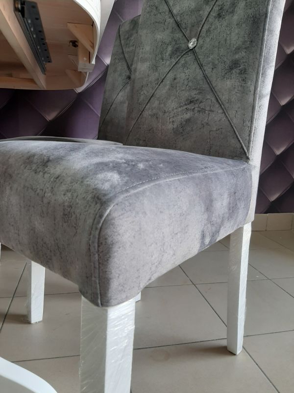 Обідній комплект ГОВЕРЛА + ДІМАС / білий / Сірий