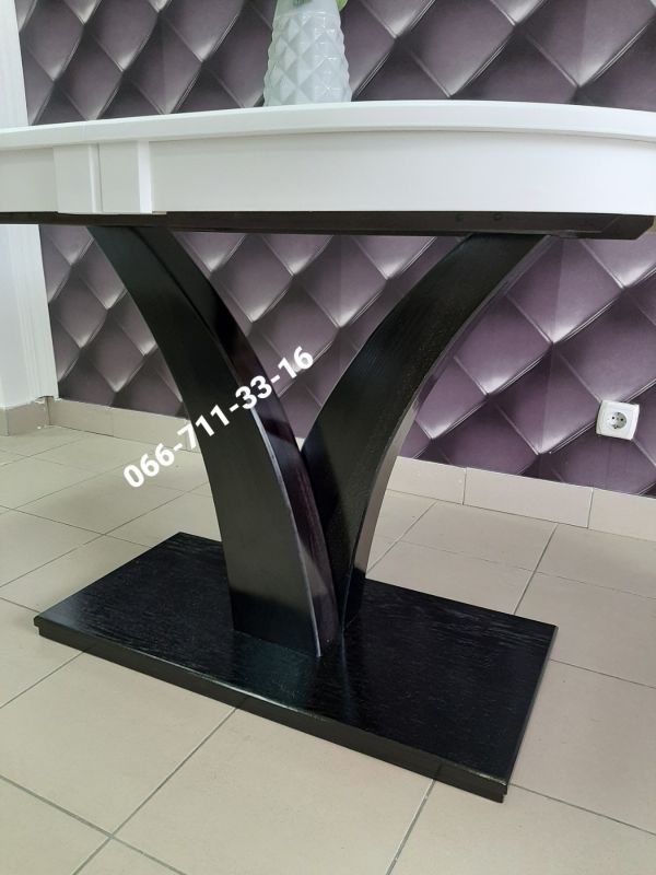 Стіл ТЕХАС білий / венге