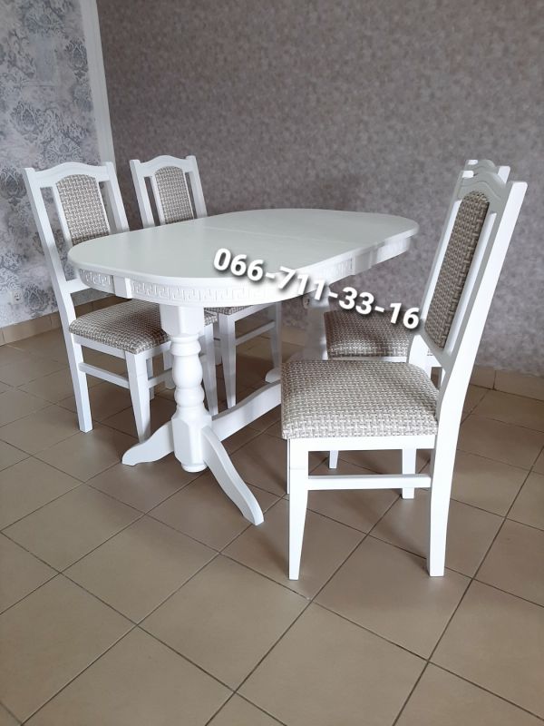 Обідній комплект ГОВЕРЛА / білий / Каліфорнія