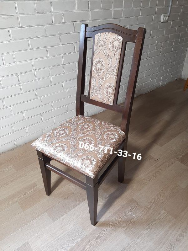 Стілець ФАРАОН / горіх темний / Рояль v-1