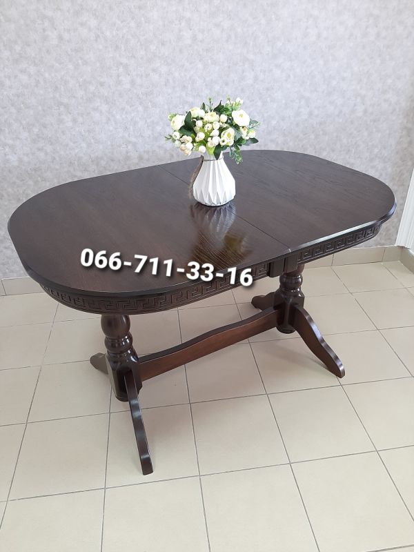 Стіл ГОВЕРЛА / горіх темний 