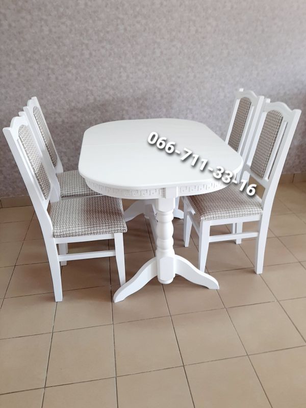 Обідній комплект ГОВЕРЛА / білий / Каліфорнія