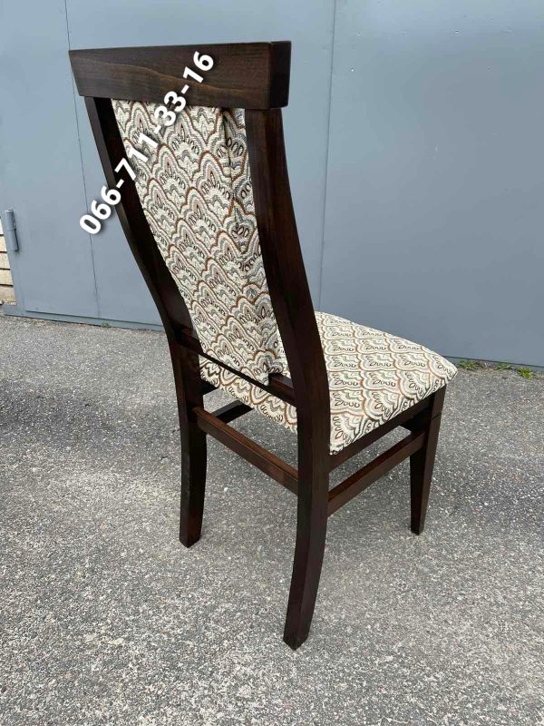 Стілець ВЕРСАЧЕ / горіх темний / Мідія Беж