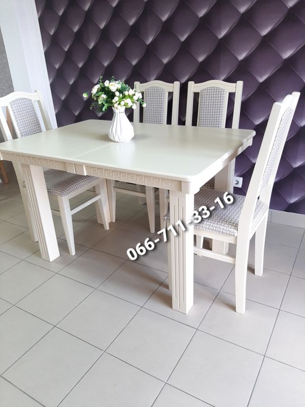 Обідній комплект ЄВРОПА / слонова кістка / Каліфорнія