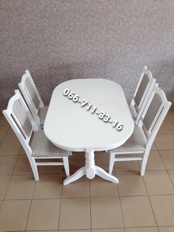 Обідній комплект ГОВЕРЛА / білий / Каліфорнія