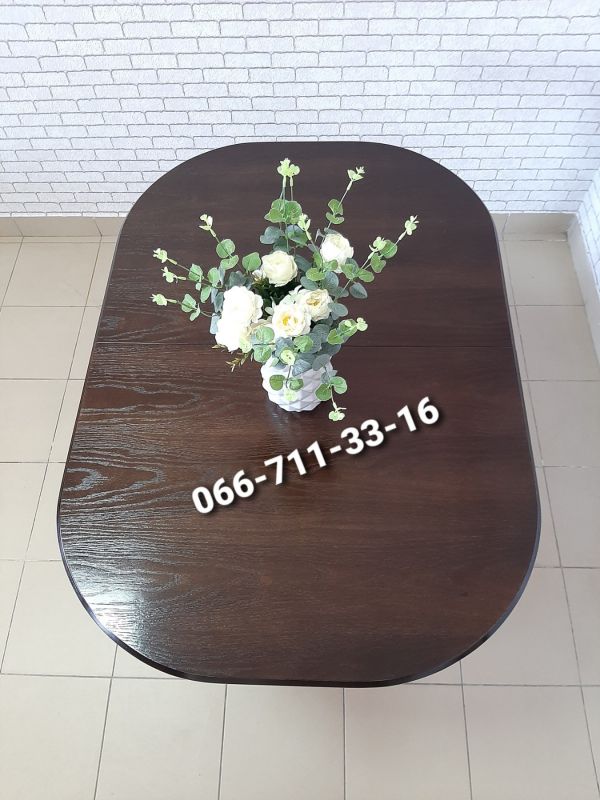 Обідній комплект ГОВЕРЛА / горіх темний / Вінтаж - Новинка