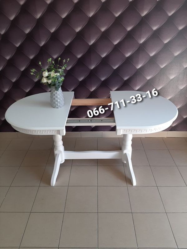 Стіл КАРПАТИ / білий