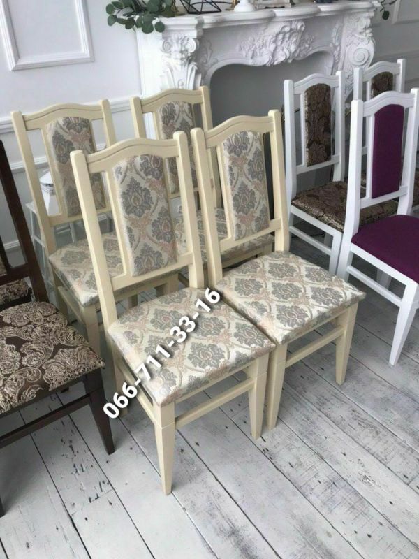 Стілець ФАРАОН / слонова кістка / Джангл