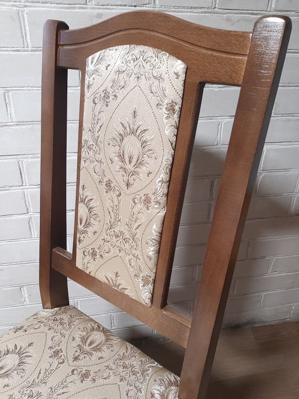 Стілець ФАРАОН / горіх світлий / Рояль v-1