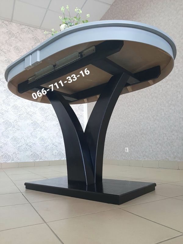 Стіл ТЕХАС / сірий-7045 / венге