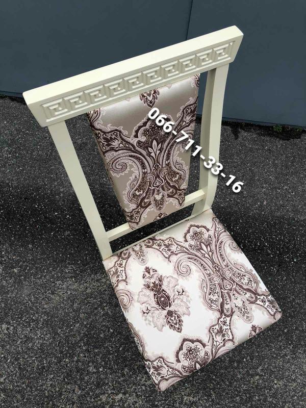 Стілець ВЕРСАЧЕ / слонова кістка / Шалімар