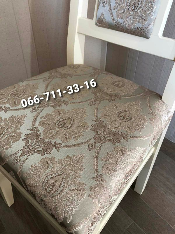 Стілець ФАРАОН / білий / Джангл Олива