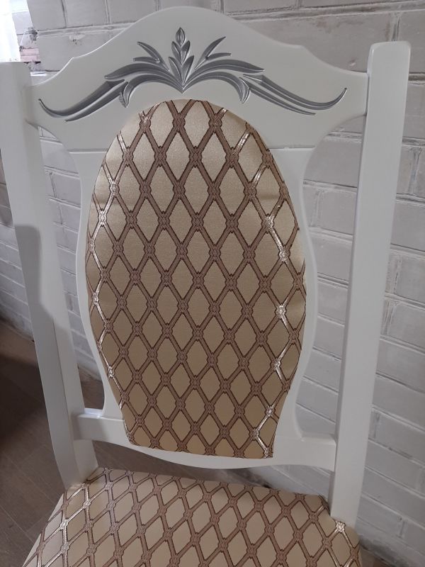 СЕНАТОР / білий +  патина / Ромб Крупний