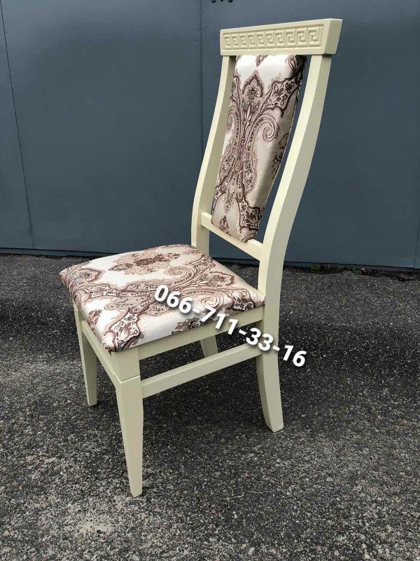 Стілець ВЕРСАЧЕ / слонова кістка / Шалімар